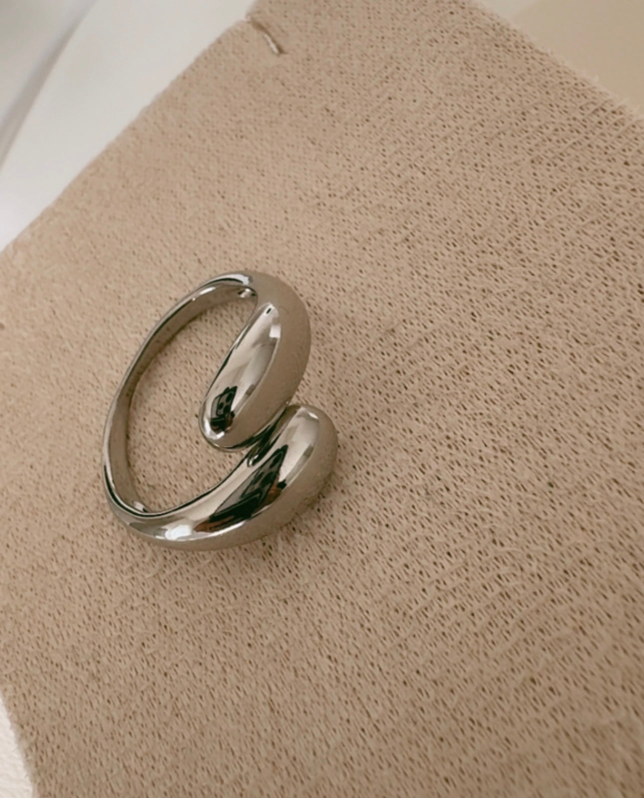 Silver Drop Ring