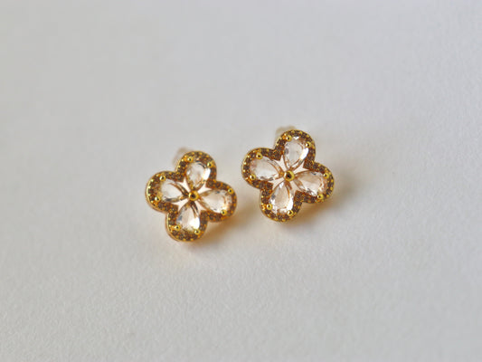 Elegant zirconia studs