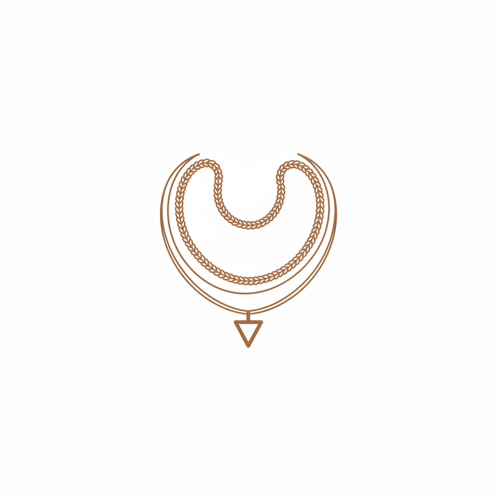 Overlay Layered Necklace Icon